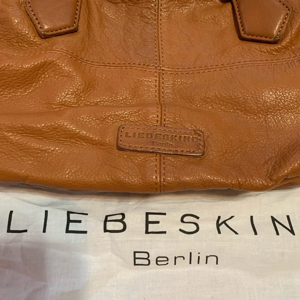 Liebeskind Brown Leather Shoulder Bag with Removable Strap